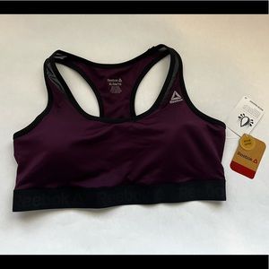 Purple Reebok Training Sports Bra NWT